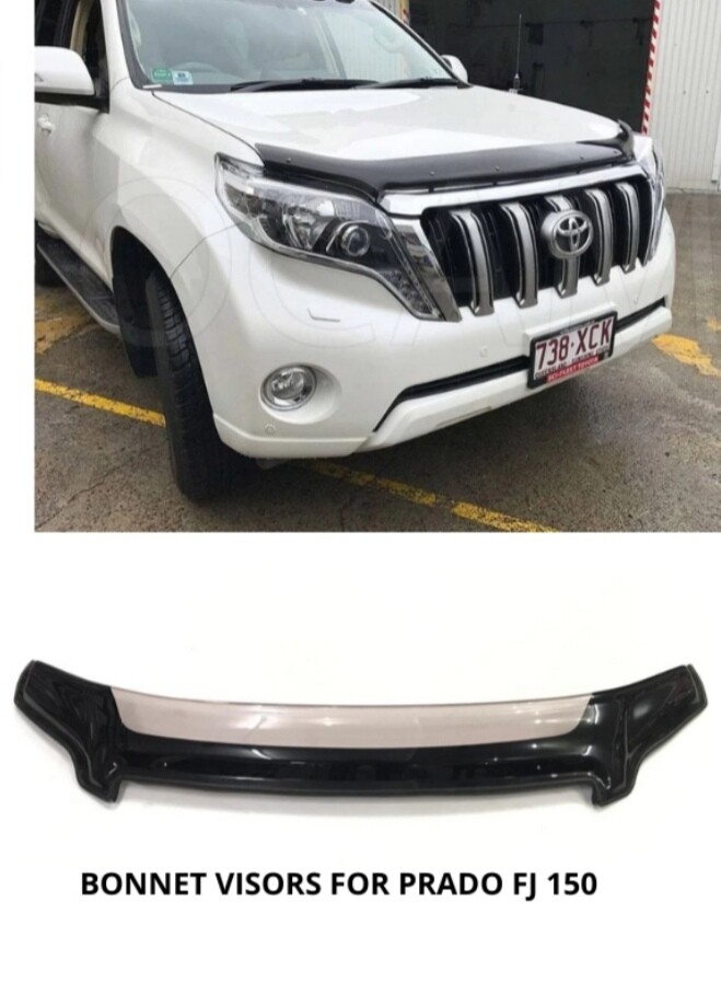 Bonnet visors for prado fj 150