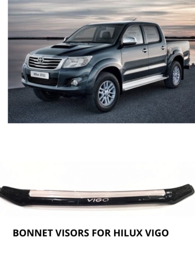 Bonnet visors for hilux vego