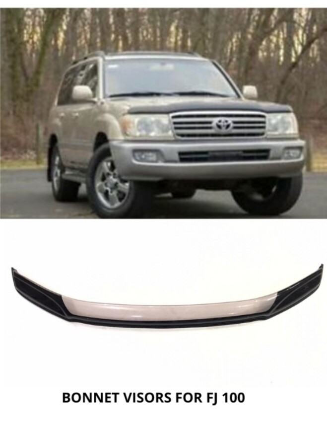 Bonnet visors for fj 100