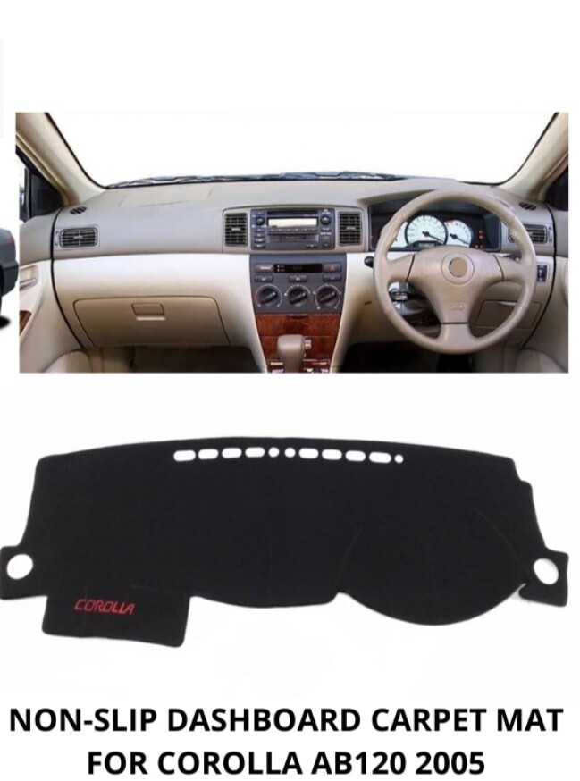 Non-slip dashboard carpet mat for Corolla ab120 2005