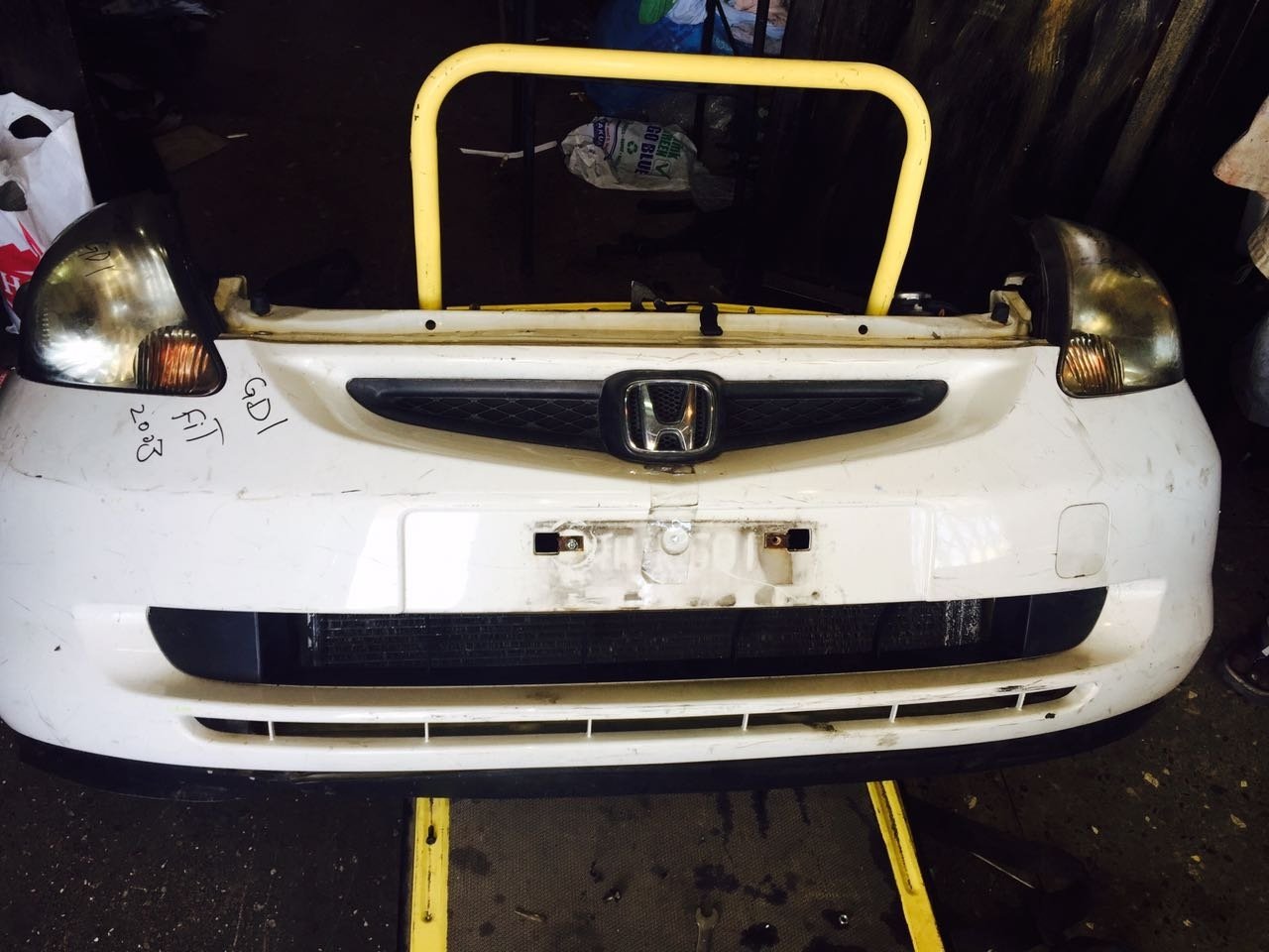 honda Fit nose cut
