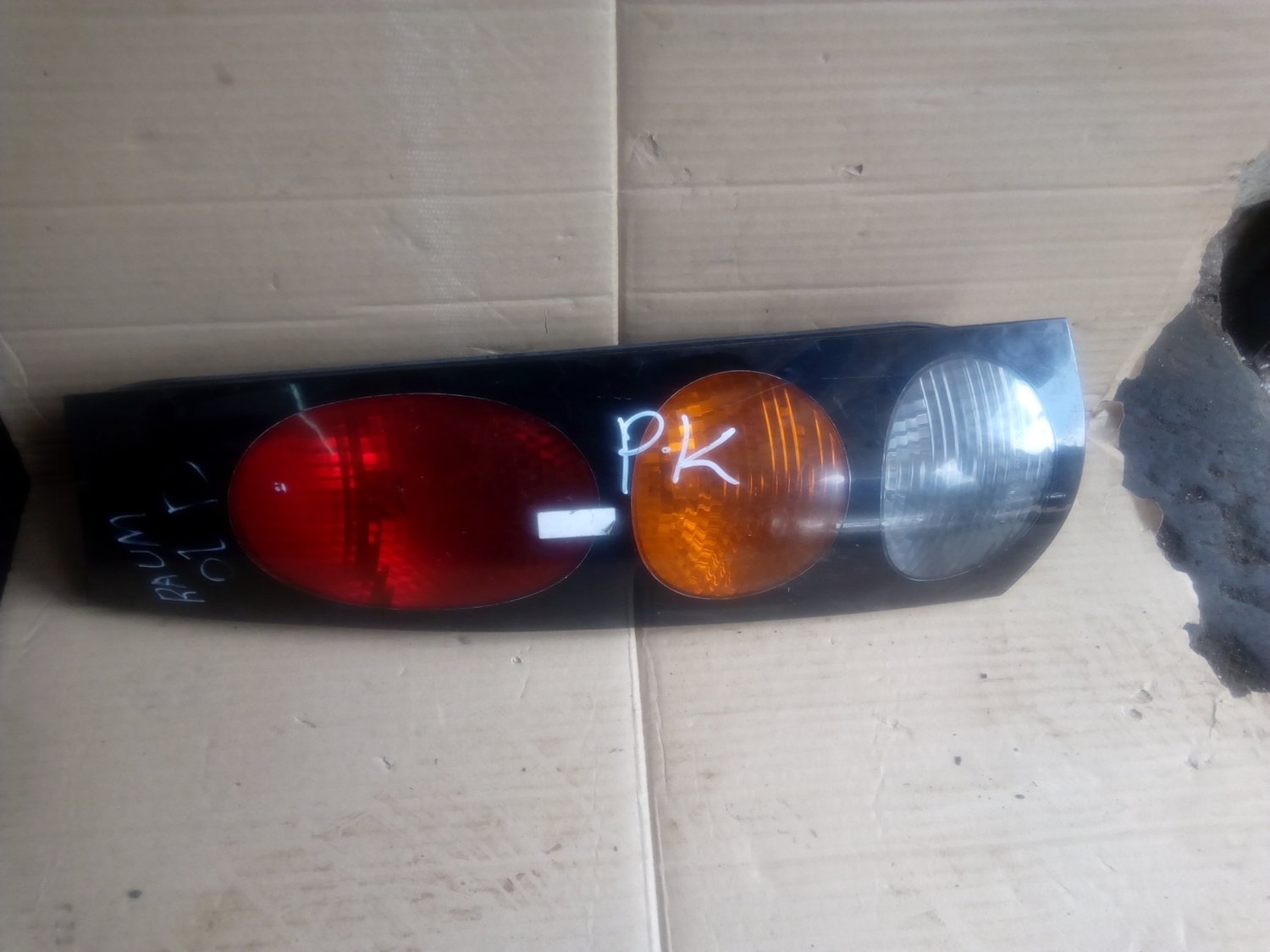 Toyota raum tail light
