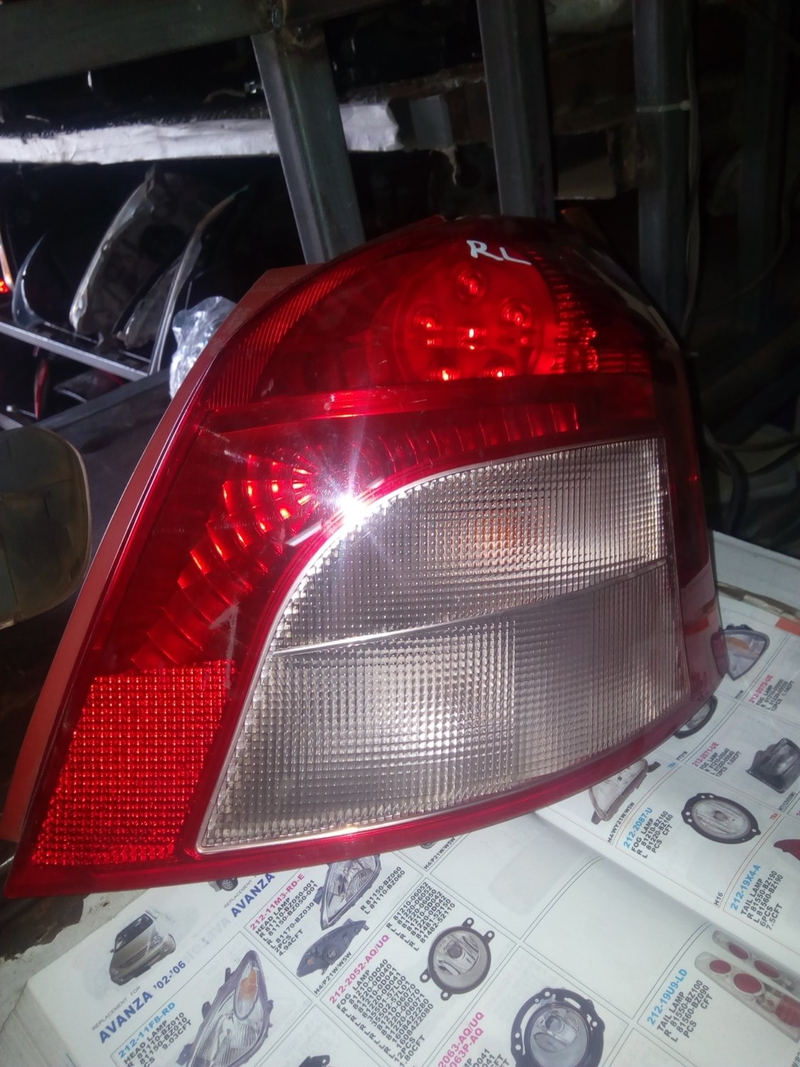 Toyota Vitz tail light
