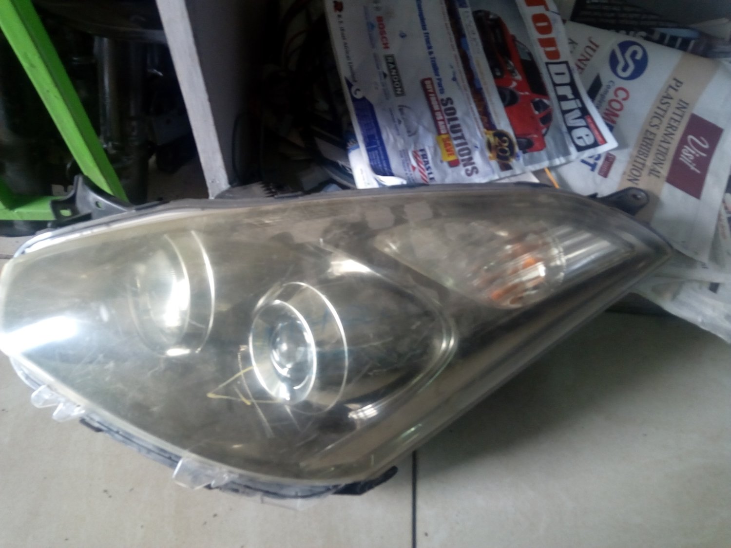 Head light toyota wish