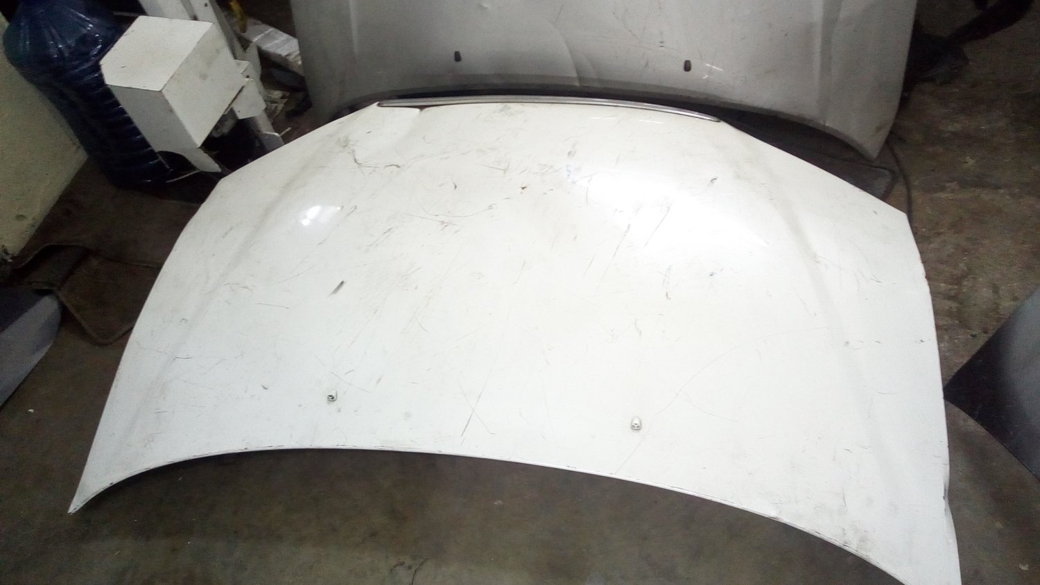 Toyota Premio white bonnet