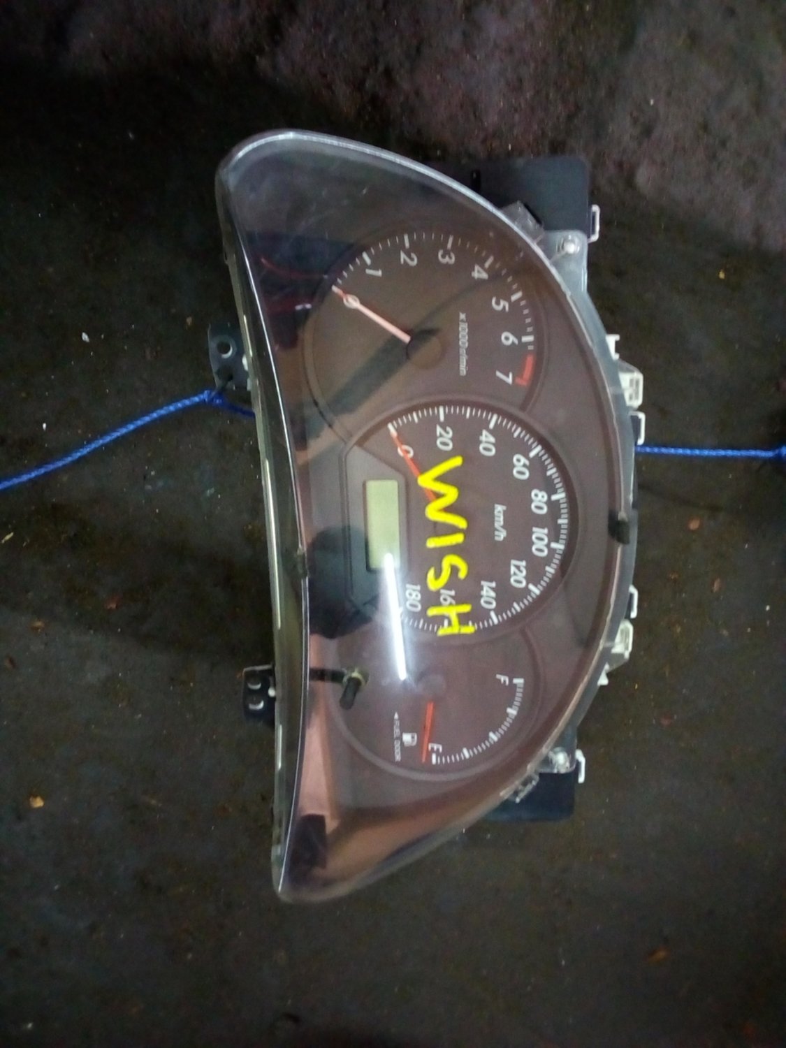 Toyota wish speedometer