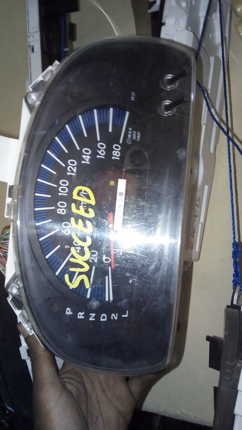 Toyota Succeed speedometer