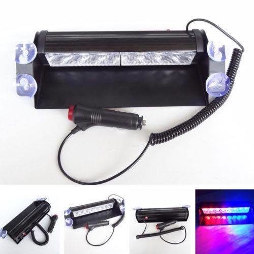 8 LED Car Strobe Flash Light Dash Emergency 3 Flashing Light Car
