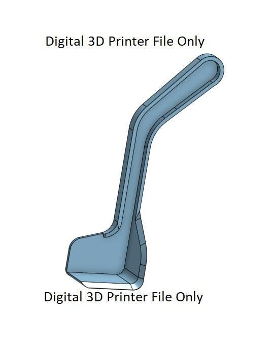 Digital 3D Printer File (.3MF) for our Splash Pan Scraper