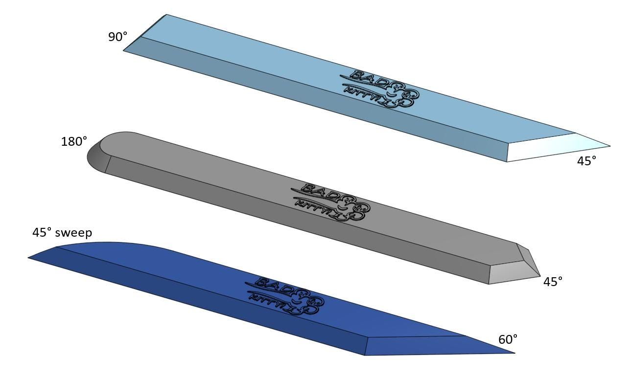 Three-Piece Set of Pottery Scrapers &amp; Formers for Wheel Throwing