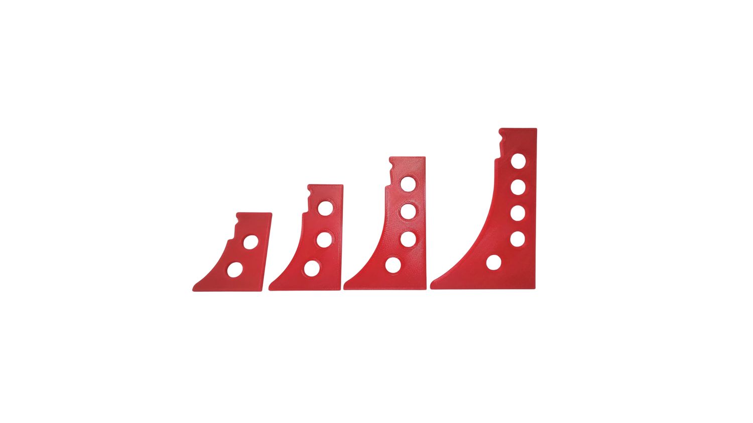 Pottery Ribs for Nesting Salad Bowls - Set of Four