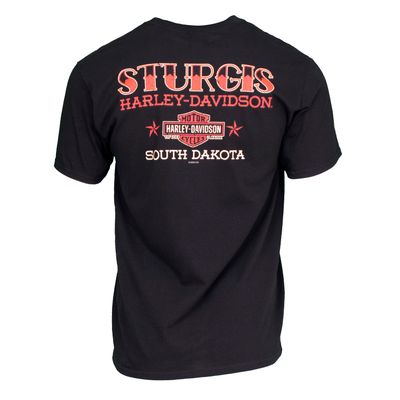 Sturgis Harley-DavidsonÃ‚Â® Men's Sturgis Pinup Black Short Sleeve