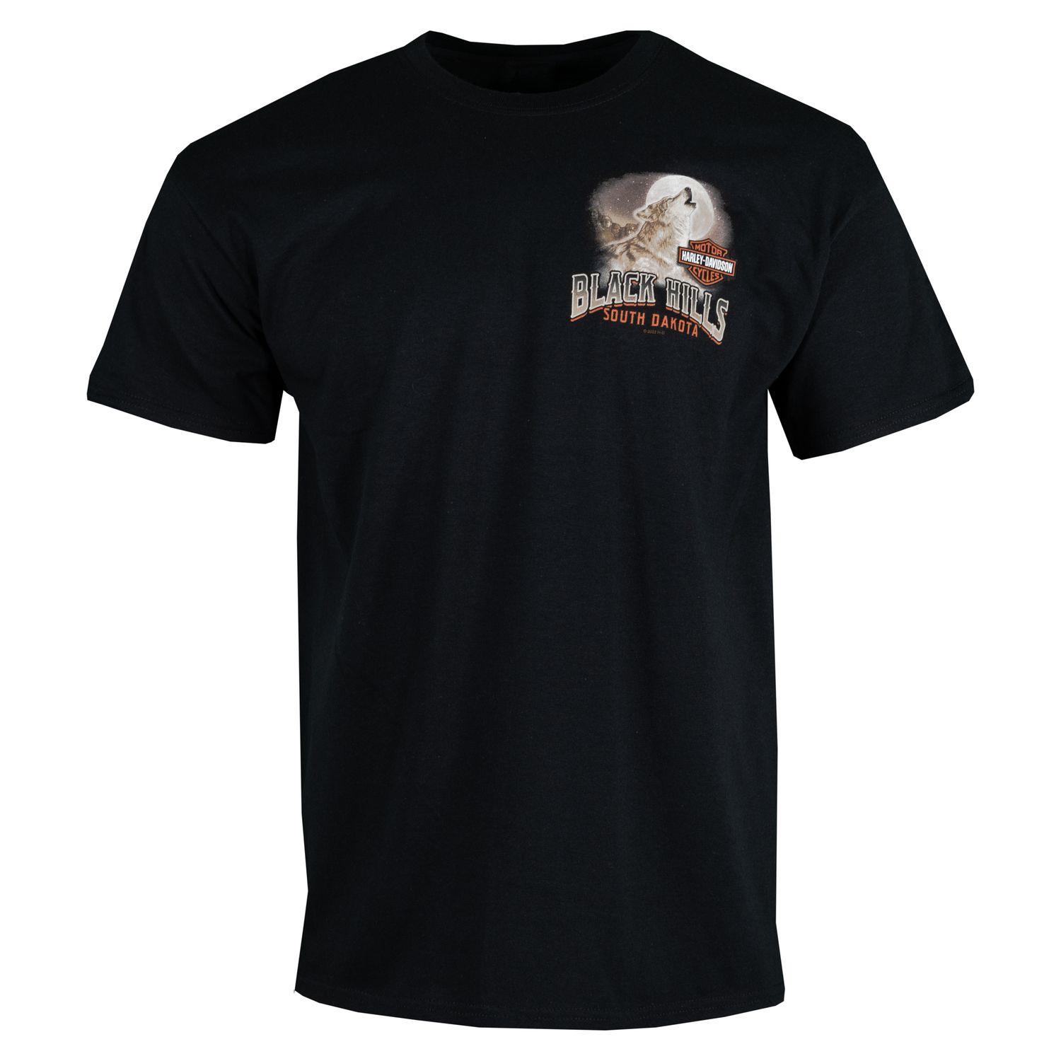 90s Harley Davidson Black Hills 鷹 Tシャツ M Harley Davidson