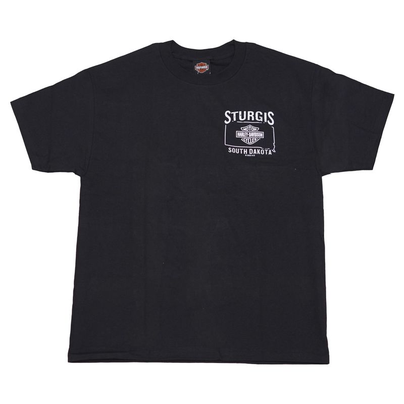 HARLEY-DAVIDSON STURGIS Tシャツ XL Sturgis Harley-Davidson® Men's Racer Black Short Sleeve T-Shirt