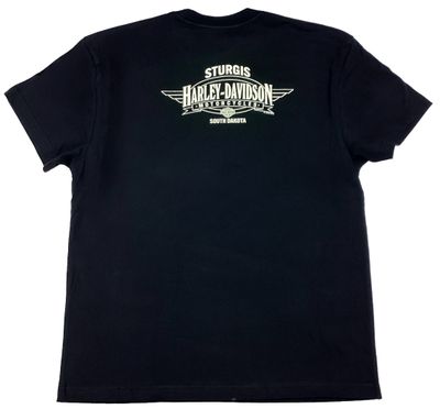 Sturgis Harley-Davidson® Men's Roll With It Black Short Sleeve T-Shirt