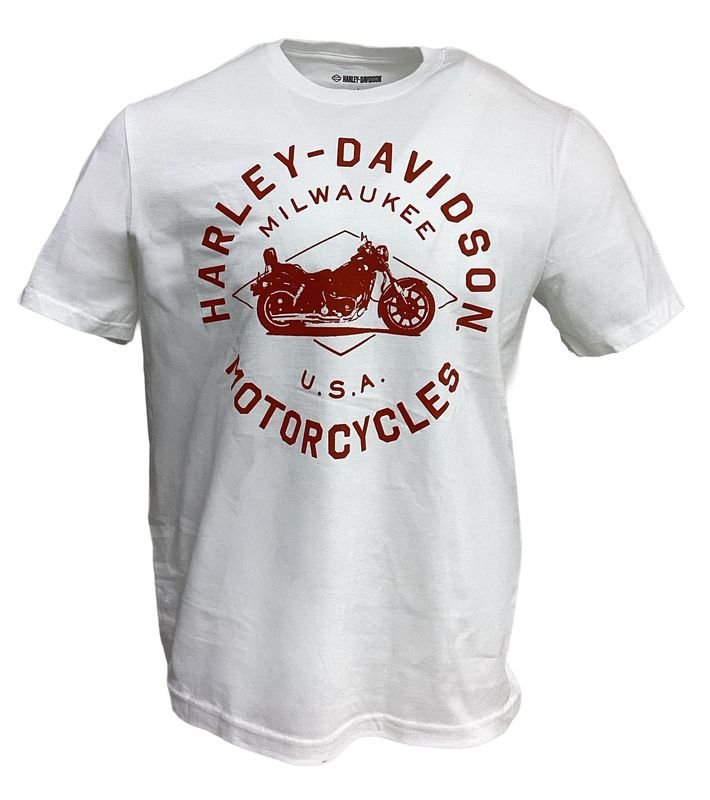 Sturgis Harley-Davidson® Men's HD Bike White Short Sleeve T-Shirt