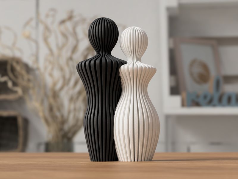 ? Samen – Minimalistisch Liefdesbeeldje.