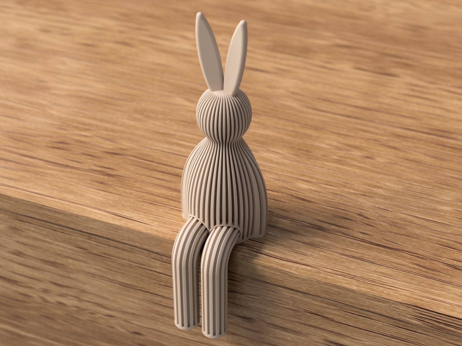 Luxe Paashaas  – Modern 3D-geprint Design voor Stijlvol Interieur ?✨