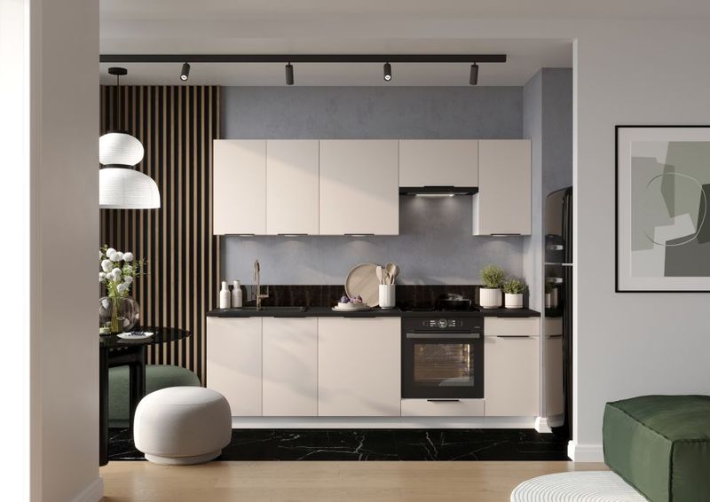 Sienna Sandbeige / Weiß 2,4, ohne Arbeitsplatte