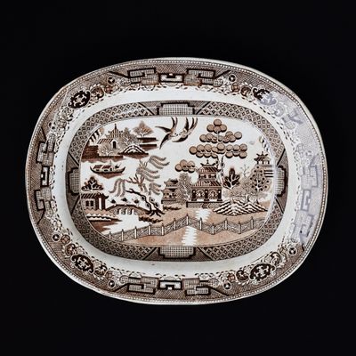 Голяма антична чиния - Ridgway &amp; Morley