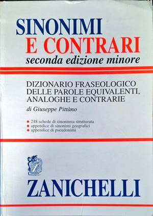 Sinonimi e contrari