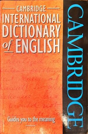 Cambridge International Dictionary of English