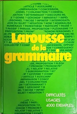 Larousse de la grammaire