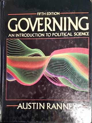 Coverning an introduction to political science