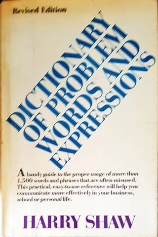 Dictionary of problem word and expressions