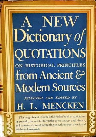A New Dictionary of Quotations