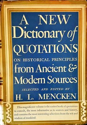 A New Dictionary of Quotations