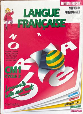 Langue francaise. Cycle 3. CM1