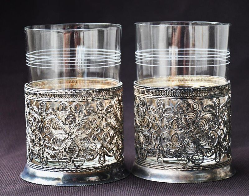 Комплект от два винтидж сета за чай - СССР