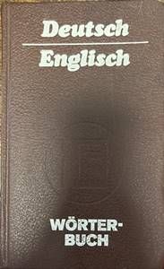 Deutsch-Englisch Wörterbuch