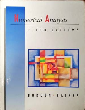 Numerical Analysis. Fifth edition