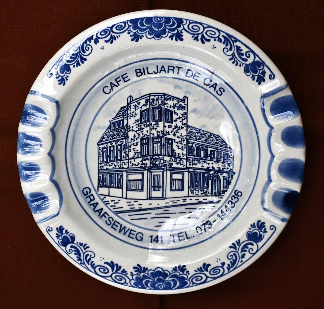 Рекламен пепелник на Delft Blue. Винтидж.
