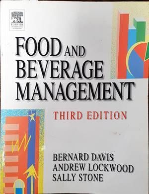Food and Beverage Management. Third edition