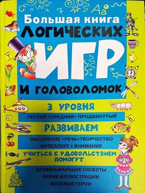 Большая книга. Логических игр и головоломок