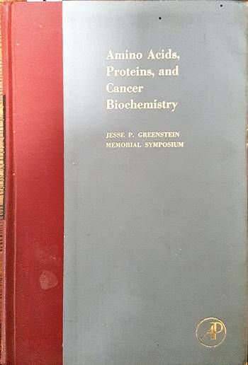 Amino acids, proteins and cancer biochemistry