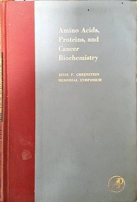 Amino acids, proteins and cancer biochemistry