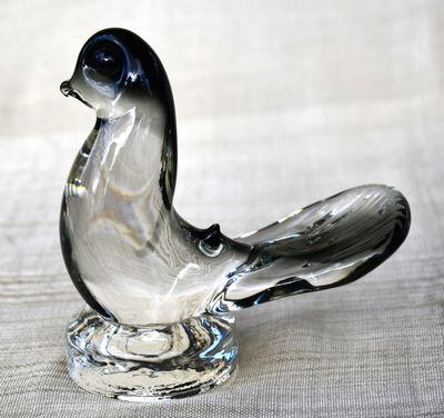Птица. Murano art-glass. Винтидж.