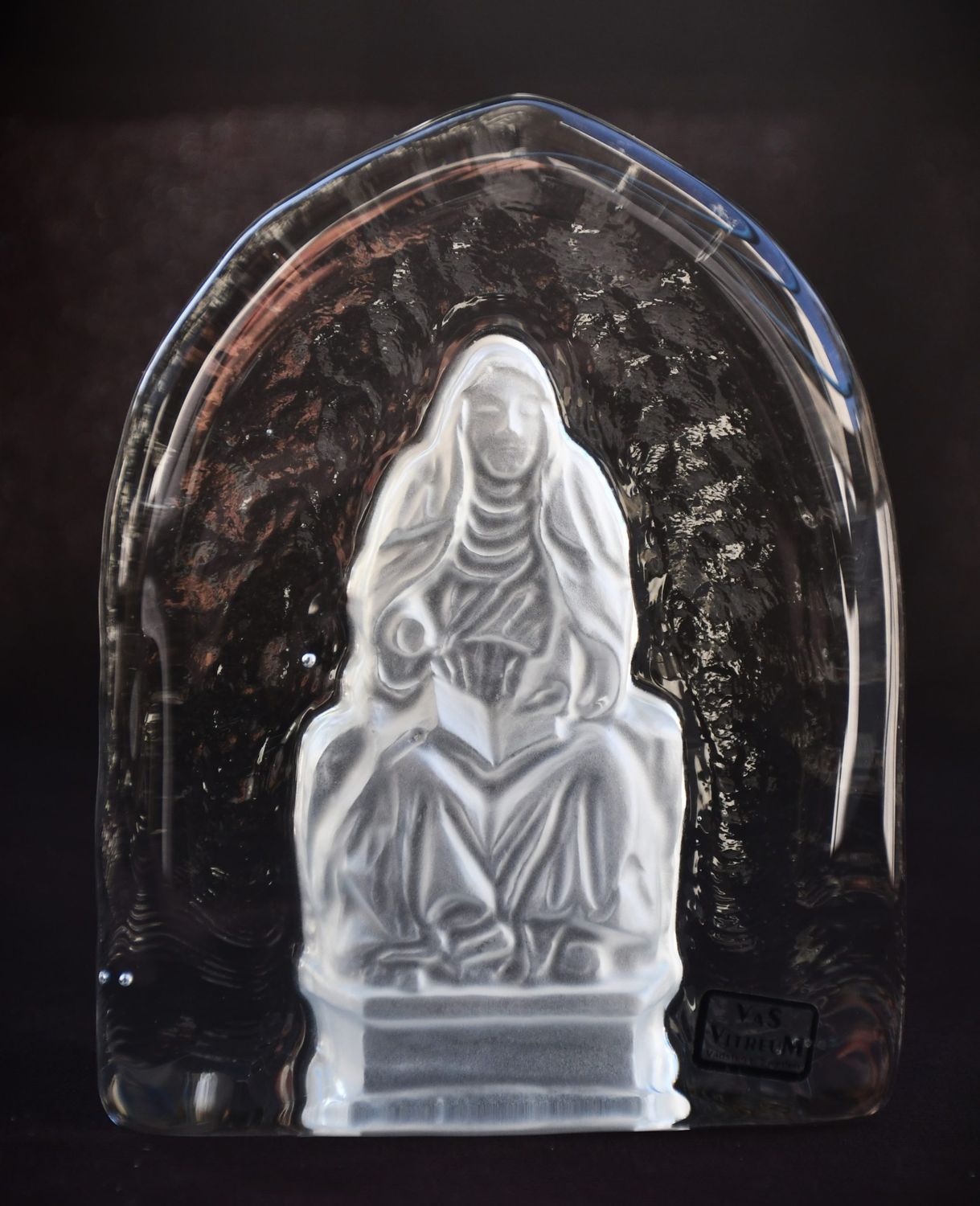 Art glass скулптура от VaS Vitreum, Швеция