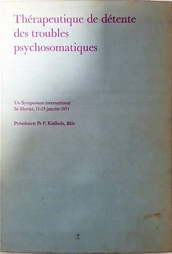 Therapeutique de detente des troubles psychosomatiques