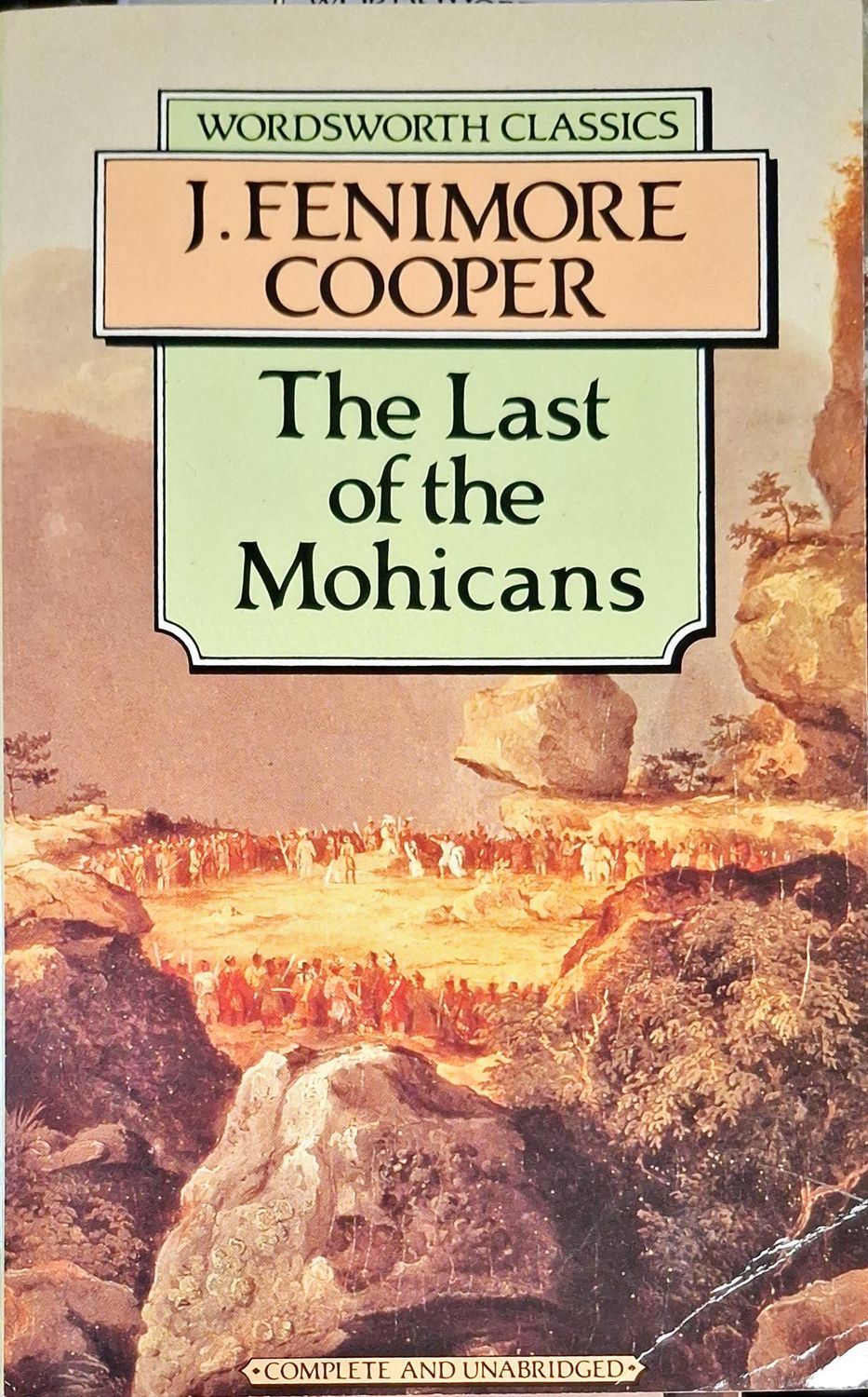 The last of the mohicans