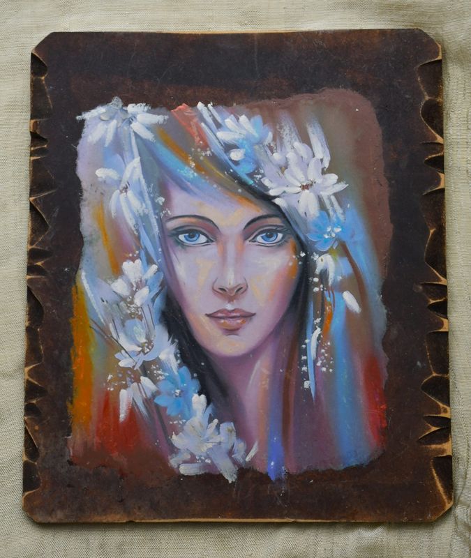 "Момиче с бели цветя", Миглена Кирилова