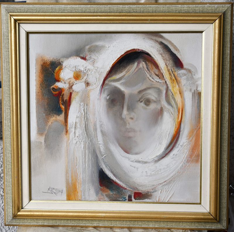 Васил Карадимов (1937-2022) "Мечтание" - масло върху лен, подписана