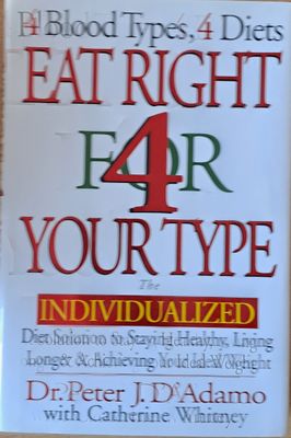 4 Blood Types, 4 Diets. Eat Right For Your Type