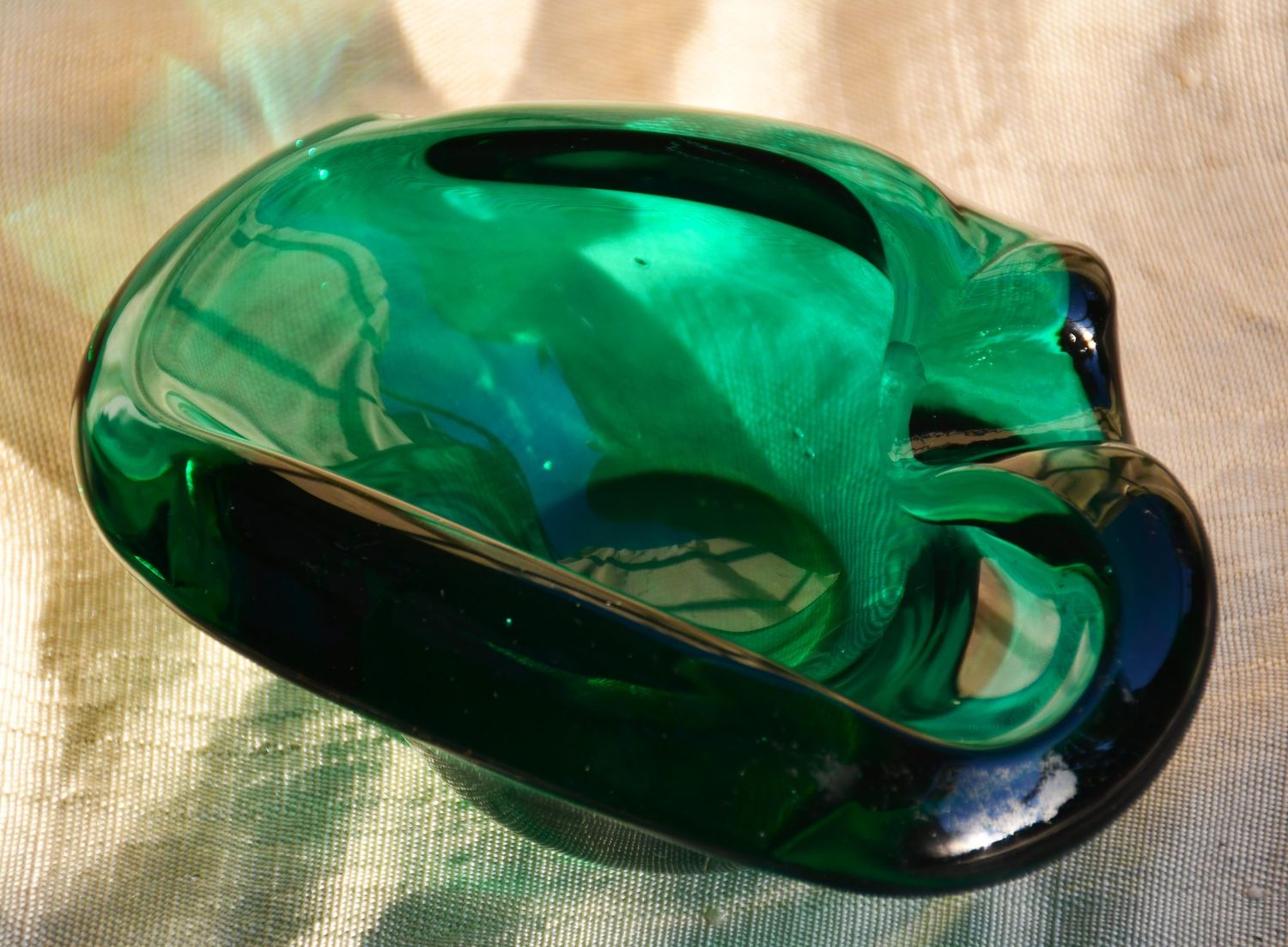 Винтидж пепелник - art glass