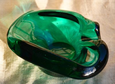 Винтидж пепелник - art glass