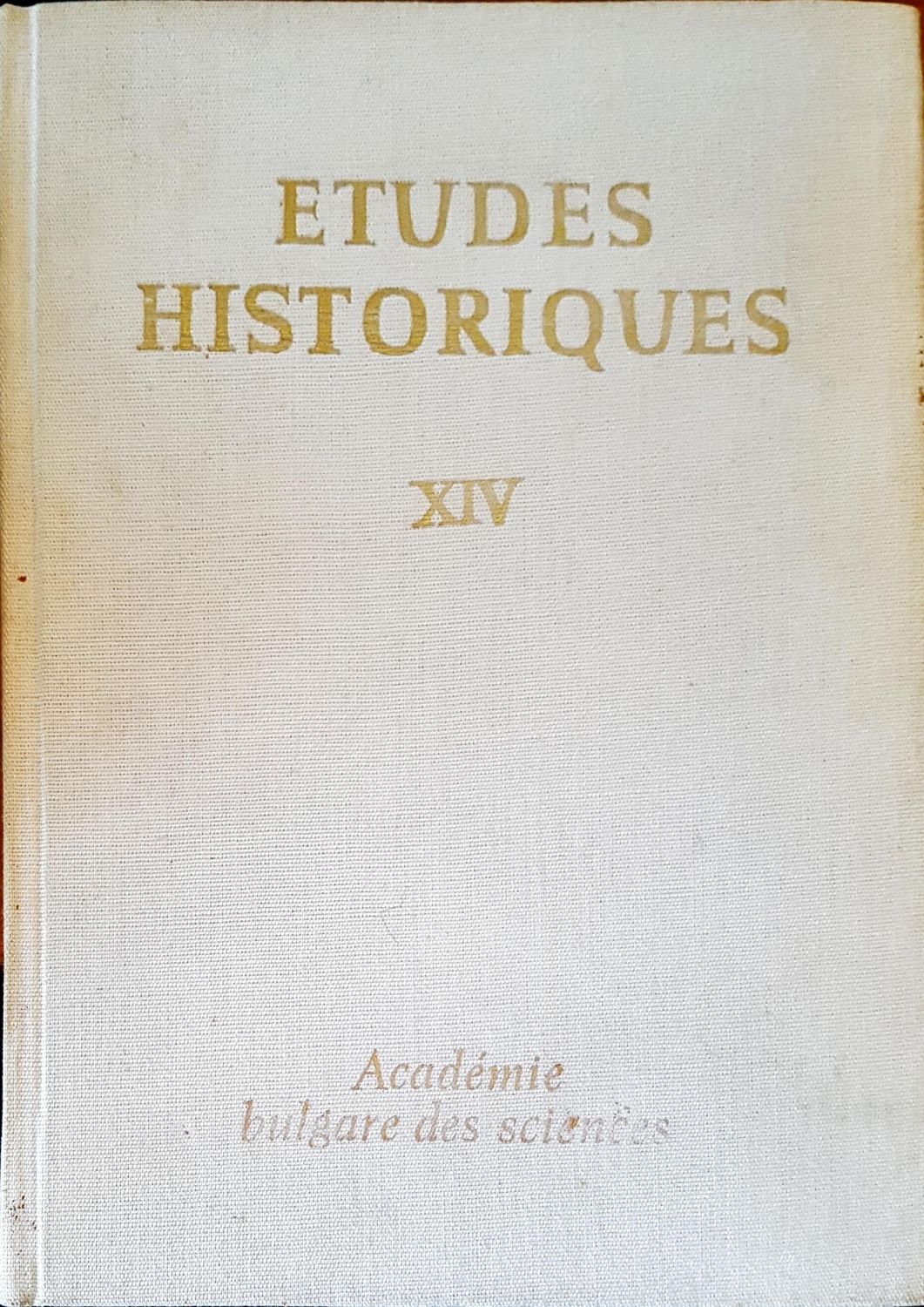 Etudes Historiques. Tome 14